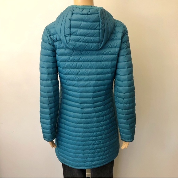 Down Jacket. Collection by Vackrot Lightweight Long Puffer Winter Jacket.Small. - Picture 13 of 16